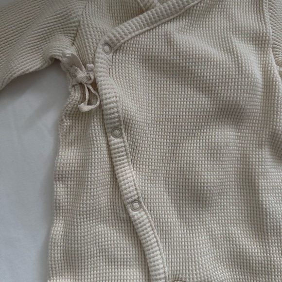 NWOT H&M Waffle 100% Organic Cotton Jumpsuit Onesie (two available) Newborn + 3M - Picture 5 of 12